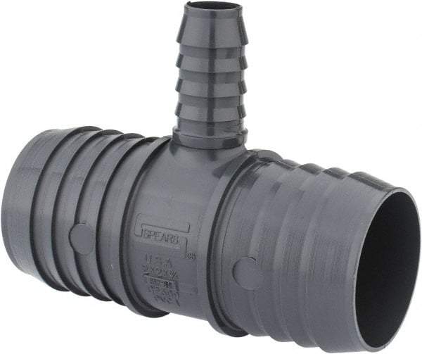 Value Collection - 2 x 2 x 3/4" Barb, Multiple Barbed Tube Reducing Tee - PVC, Male - Eagle Tool & Supply