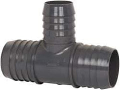 Value Collection - 2 x 2 x 1-1/2" Barb, Multiple Barbed Tube Reducing Tee - PVC, Male - Eagle Tool & Supply