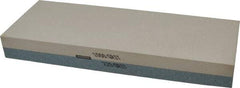 Norton - 8" Long x 3" Wide x 1" Thick, Sharpening Stone - Rectangle, 220/1000 Grit, Very Fine, Ultra Fine Grade - Eagle Tool & Supply