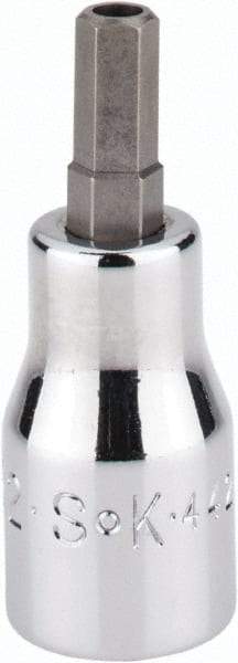 SK - 3/8" Drive, 7/32" Hex Bit Socket - 1-11/16" OAL, Tamper Resistant - Eagle Tool & Supply