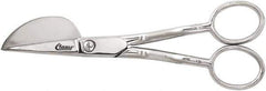 Clauss - 1-1/4" LOC, 6" OAL Carbon Steel Nap Shears - Offset Handle, For General Purpose Use - Eagle Tool & Supply