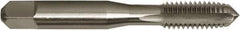 Vermont Tap & Die - #5-40 UNC 2/2B/3B 3 Flute Bright Finish High Speed Steel Straight Flute Standard Hand Tap - Plug, Right Hand Thread, 1-15/16" OAL, 5/8" Thread Length, H2 Limit, Oversize - Eagle Tool & Supply