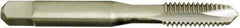 Vermont Tap & Die - 5/8-11 UNC, 3 Flute, Bright Finish, High Speed Steel Spiral Point Tap - Plug Chamfer, Right Hand Thread, 3-13/16" OAL, 1-13/16" Thread Length, 12.19mm Shank Diam, 3/3B Class of Fit, Series 3112 - Exact Industrial Supply
