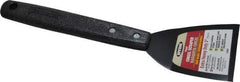 Hyde Tools - Stiff Carbon Steel Bent Chisel - 3" Blade Width x 4-1/2" Blade Length, 8" Long Polypropylene Handle - Eagle Tool & Supply