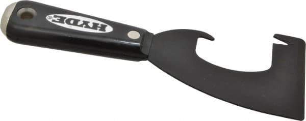 Hyde Tools - Stiff Carbon Steel 1-Edge Scraper - 3" Blade Width x 4-1/2" Blade Length, Nylon Handle - Eagle Tool & Supply