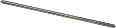 Interstate - 0.1185" High Speed Steel 4 Flute Chucking Reamer - Straight Flute, Straight Shank - Eagle Tool & Supply