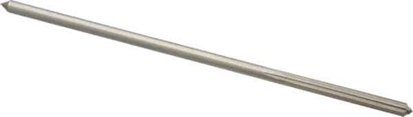 Interstate - 0.119" High Speed Steel 4 Flute Chucking Reamer - Straight Flute, Straight Shank - Eagle Tool & Supply