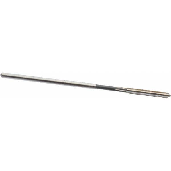 Interstate - 0.1275" High Speed Steel 6 Flute Chucking Reamer - Eagle Tool & Supply