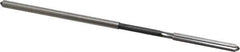 Interstate - 0.13" High Speed Steel 6 Flute Chucking Reamer - Straight Flute, 0.1275" Straight Shank - Eagle Tool & Supply