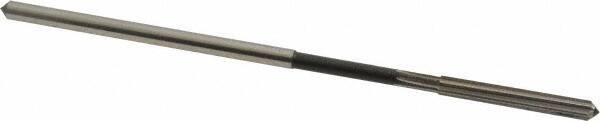 Interstate - 0.1375" High Speed Steel 6 Flute Chucking Reamer - Straight Flute, 0.135" Straight Shank - Eagle Tool & Supply
