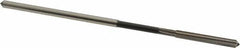 Interstate - 0.1375" High Speed Steel 6 Flute Chucking Reamer - Straight Flute, 0.135" Straight Shank - Eagle Tool & Supply
