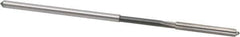 Interstate - 0.139" High Speed Steel 6 Flute Chucking Reamer - Straight Flute, 0.135" Straight Shank - Eagle Tool & Supply