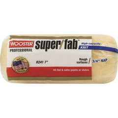 Wooster Brush - 3/4" Nap, 7" Wide Paint Roller - Semi-Rough to Rough Texture, Synthetic Knit - Eagle Tool & Supply