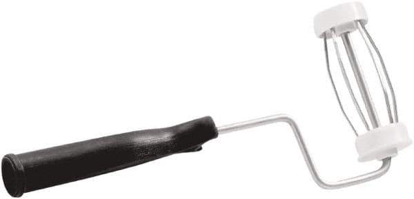 Wooster Brush - 4" Wide x 11" Long Roller Frame - Metal Frame, Polypropylene Handle - Eagle Tool & Supply