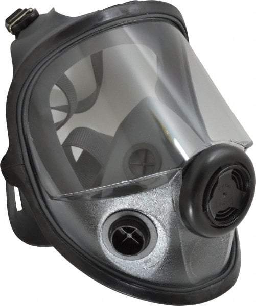 North - Series 5400, Size M/L Full Face Respirator - 4-Point Suspension, Threaded Connection - Eagle Tool & Supply