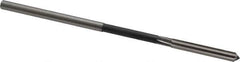 Interstate - 0.1845" High Speed Steel 6 Flute Chucking Reamer - Straight Flute, 0.1805" Straight Shank - Eagle Tool & Supply