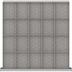 LISTA - 20-Compartment Drawer Divider Layout for 3.15" High Drawers - Eagle Tool & Supply