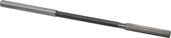 Interstate - 0.258" High Speed Steel 6 Flute Chucking Reamer - Straight Flute, 1/4" Straight Shank - Eagle Tool & Supply