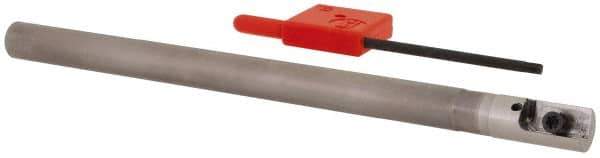 Carmex - 0.39" Cut Diam, 0.312" Shank Diam, Indexable Thread Mill - Insert Style I/E, 12mm Insert Size, 1 Insert, Toolholder Style SR, 5" OAL - Eagle Tool & Supply