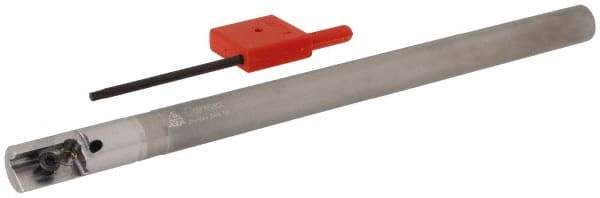 Carmex - 1/2" Cut Diam, 3/8" Shank Diam, Indexable Thread Mill - Insert Style I/E, 14mm Insert Size, 1 Insert, Toolholder Style SR, 6" OAL - Eagle Tool & Supply