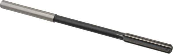 Interstate - 0.269" High Speed Steel 6 Flute Chucking Reamer - Straight Flute, 1/4" Straight Shank - Eagle Tool & Supply