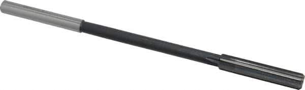 Interstate - 0.371" High Speed Steel 6 Flute Chucking Reamer - Straight Flute, 0.3105" Straight Shank - Eagle Tool & Supply