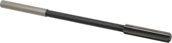 Interstate - 0.379" High Speed Steel 6 Flute Chucking Reamer - Straight Flute, 0.3105" Straight Shank - Eagle Tool & Supply