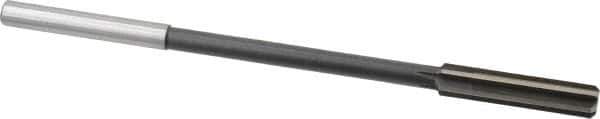 Interstate - 0.385" High Speed Steel 6 Flute Chucking Reamer - Straight Flute, 0.3105" Straight Shank - Eagle Tool & Supply