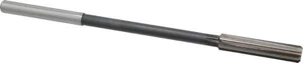 Interstate - 0.387" High Speed Steel 6 Flute Chucking Reamer - Straight Flute, 0.3105" Straight Shank - Eagle Tool & Supply