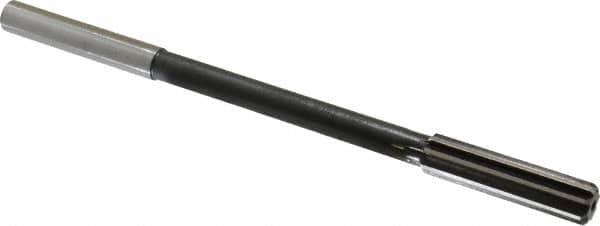 Interstate - 0.436" High Speed Steel 8 Flute Chucking Reamer - Eagle Tool & Supply
