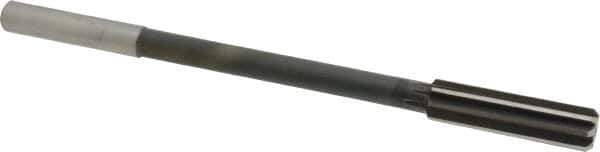 Interstate - 0.561" High Speed Steel 8 Flute Chucking Reamer - Straight Flute, 0.4355" Straight Shank - Eagle Tool & Supply