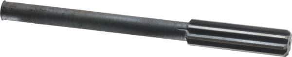 Interstate - 0.579" High Speed Steel 8 Flute Chucking Reamer - Straight Flute, 0.4355" Straight Shank - Eagle Tool & Supply