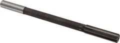 Interstate - 0.611" High Speed Steel 8 Flute Chucking Reamer - Straight Flute, 9/16" Straight Shank - Eagle Tool & Supply