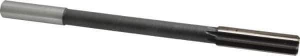 Interstate - 0.624" High Speed Steel 8 Flute Chucking Reamer - Straight Flute, 9/16" Straight Shank - Eagle Tool & Supply