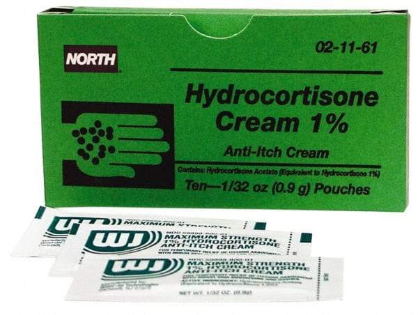 North - 1/32 oz Anti-Itch Relief Cream - Comes in Packet, Hydrocortisone - Eagle Tool & Supply