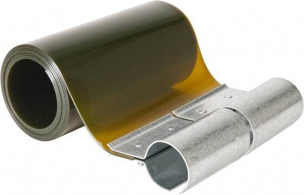 Steiner - 10 Ft. Wide x 8 Ft. High x 0.08 Inch Thick, Vinyl Strip Welding Curtain Kit - Amber with Pipe Mount Clamping Hardware - Eagle Tool & Supply