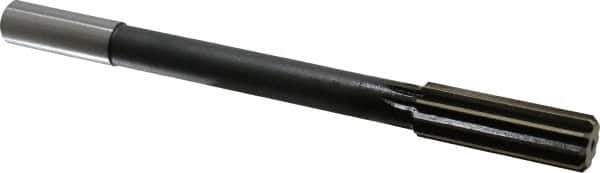 Interstate - 0.874" High Speed Steel 10 Flute Chucking Reamer - Straight Flute, 3/4" Straight Shank - Eagle Tool & Supply