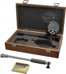SPI - 0.7 to 1-1/2", 5" Deep, Electronic Bore Gage - Up to 0.00025" Accuracy, 0.001mm Resolution, Data Output, Includes Indicator - Eagle Tool & Supply