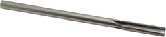Made in USA - 7/16" Carbide-Tipped 4 Flute Chucking Reamer - Straight Flute, 3/8" Straight Shank, 1-3/4" Flute Length, 7" OAL - Eagle Tool & Supply
