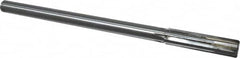 Made in USA - 0.498" Carbide-Tipped 6 Flute Dowel Pin Chucking Reamer - Eagle Tool & Supply
