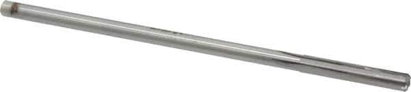 Made in USA - 1/4" Carbide-Tipped 4 Flute Chucking Reamer - Straight Flute, 15/64" Straight Shank, 1-1/2" Flute Length, 6" OAL - Eagle Tool & Supply