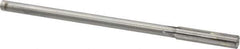 Made in USA - 3/8" Carbide-Tipped 4 Flute Chucking Reamer - Straight Flute, 5/16" Straight Shank, 1-3/4" Flute Length, 7" OAL - Eagle Tool & Supply