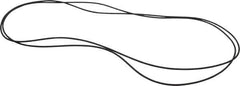 Value Collection - 16" ID x 16-1/4" OD, Viton O-Ring - 1/8" Thick, Round Cross Section - Eagle Tool & Supply