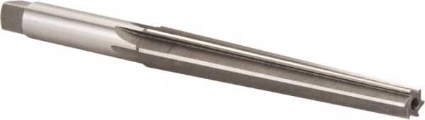 Interstate - 5/16" Small End, 29/64" Large End, 13/32" Shank, 3-3/8" Flute, Brown and Sharpe Taper Reamer #3 - Eagle Tool & Supply