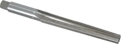 Interstate - 0.45" Small End, 0.617" Large End, 9/16" Shank, 4" Flute, Brown and Sharpe Taper Reamer #5 - Eagle Tool & Supply