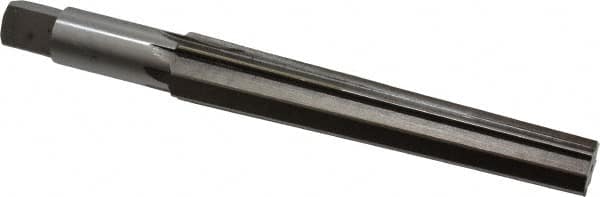 Interstate - 3/4" Small End, 0.979" Large End, 13/16" Shank, 5-1/2" Flute, Brown and Sharpe Taper Reamer #8 - Eagle Tool & Supply