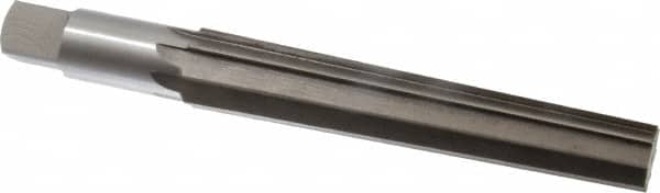 Interstate - 0.9" Small End, 1.155" Large End, 1" Shank, 6-1/8" Flute, Brown and Sharpe Taper Reamer #9 - Eagle Tool & Supply