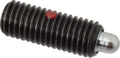 Gibraltar - M12 x 1.75, 32mm Thread Length, 6mm Plunger Projection, Steel Threaded Spring Plunger - 6.3mm Max Plunger Diam, 32mm Plunger Length, 2.7 Lb Init End Force, 9.24 Lb Final End Force, 6mm Hex - Eagle Tool & Supply