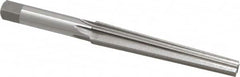 Interstate - 0.2503" Small End, 0.3673" Large End, 5/16" Straight Shank, 2-1/4" Flute, 0MT Morse Taper Reamer - Eagle Tool & Supply