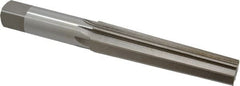 Interstate - 0.7748" Small End, 0.9881" Large End, 7/8" Straight Shank, 4-1/4" Flute, 3MT Morse Taper Reamer - Eagle Tool & Supply